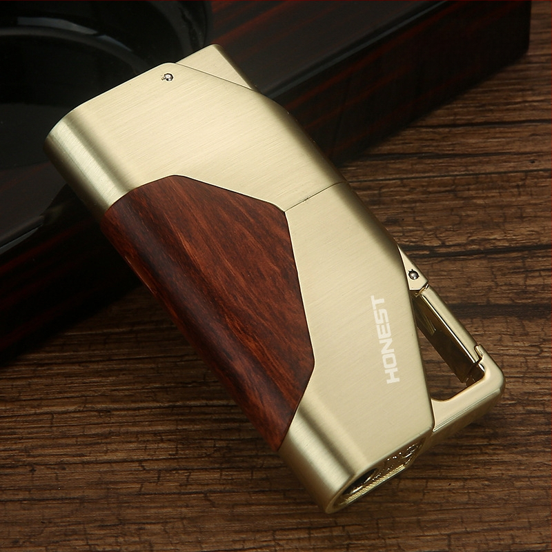 Vetruodolný kovový zapalovač s kľúčenkou, butánové palivo, tlač loga k dispozícii