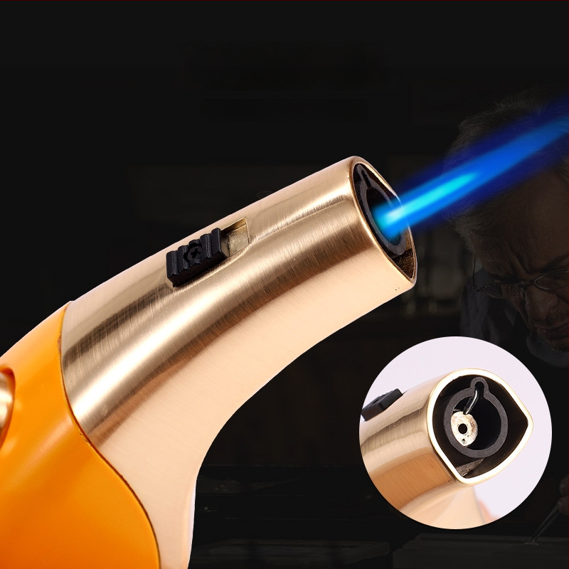 Trojdielny set na cigarety: nožnice na cigarety, zapaľovač a popolník — laserový povrch, zliatina zinku, ručne vyrobené, HANNICOOK