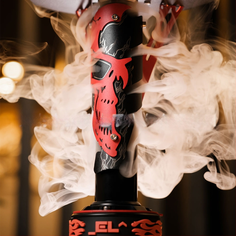 Nerezová oceľová súprava na vodnú fajku, model 008, krabica 10 kusov, štýl ľahký luxus