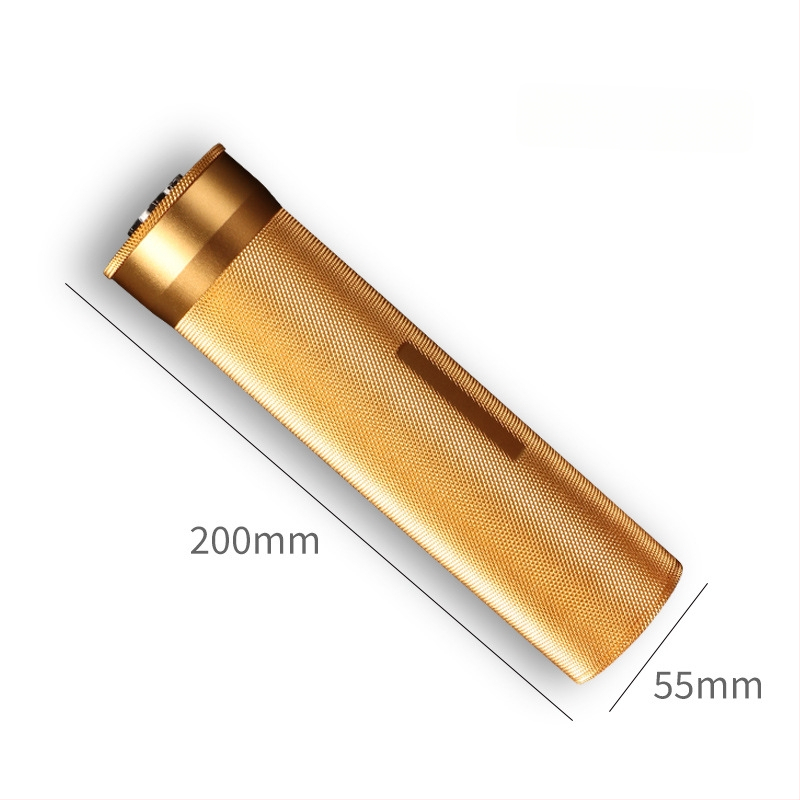 Zvlhčovač cigár s vlhkomerom, balenie 3-4 kusov, uzavreté a udržiava vlhkosť, prenosná kovová trubka