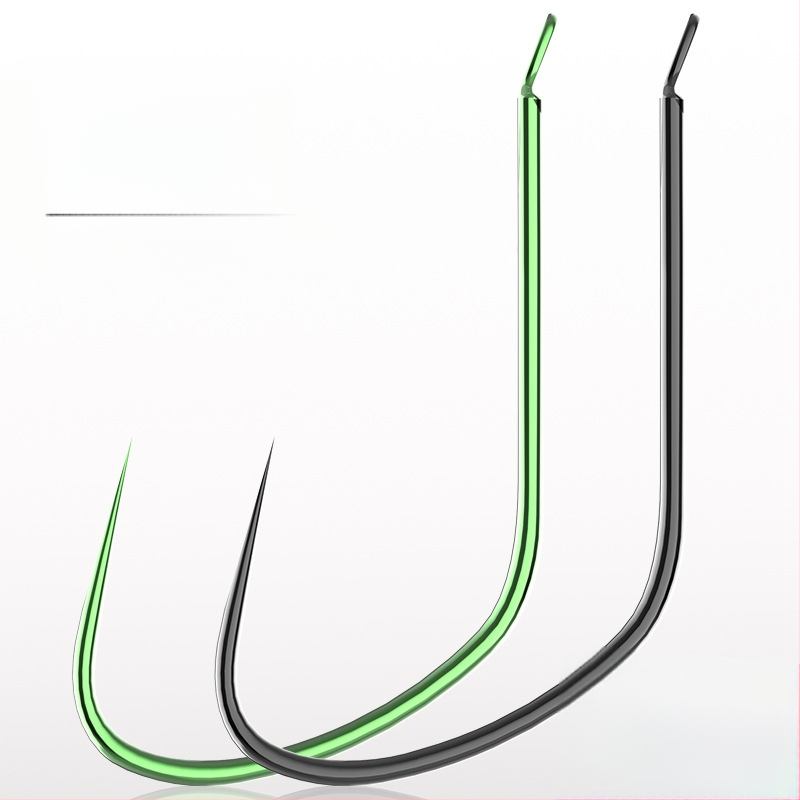 Karpové háčiky bez ostňov, vo veľkom množstve, zliatina oceľou z uhlíka, čísla 3–11, na rybárčenie v rieke, jazere, priehrade a potoku