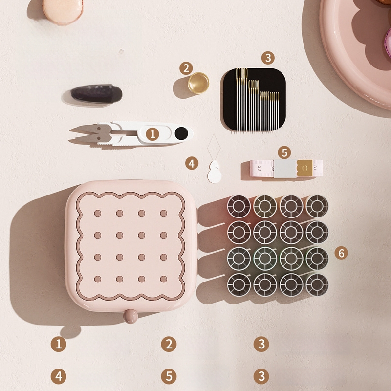 Šijací set – domáci, praktický, ručne vyrobený, prenosný magnetický mini set; Značka Youqin; Model F997T7M97J6665; Obsah balenia: 54 ks; Hrubá hmotnosť: 290 g