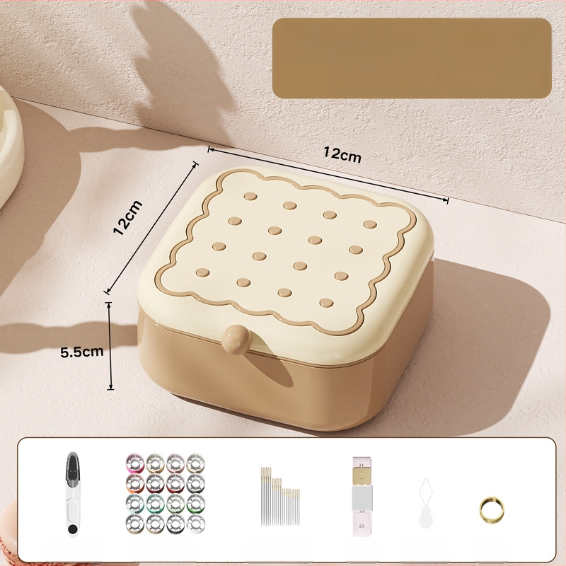 Šijací set – domáci, praktický, ručne vyrobený, prenosný magnetický mini set; Značka Youqin; Model F997T7M97J6665; Obsah balenia: 54 ks; Hrubá hmotnosť: 290 g