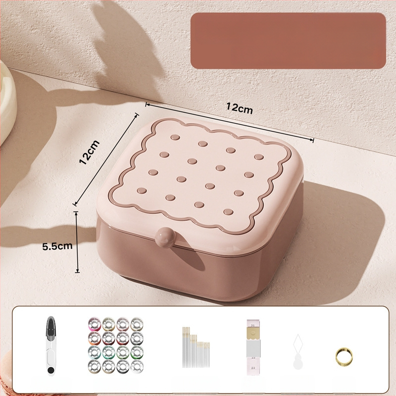 Šijací set – domáci, praktický, ručne vyrobený, prenosný magnetický mini set; Značka Youqin; Model F997T7M97J6665; Obsah balenia: 54 ks; Hrubá hmotnosť: 290 g