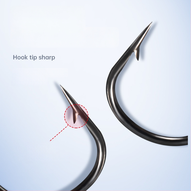 Huizhu olovený háčik s ostňami pre riečny rybolov