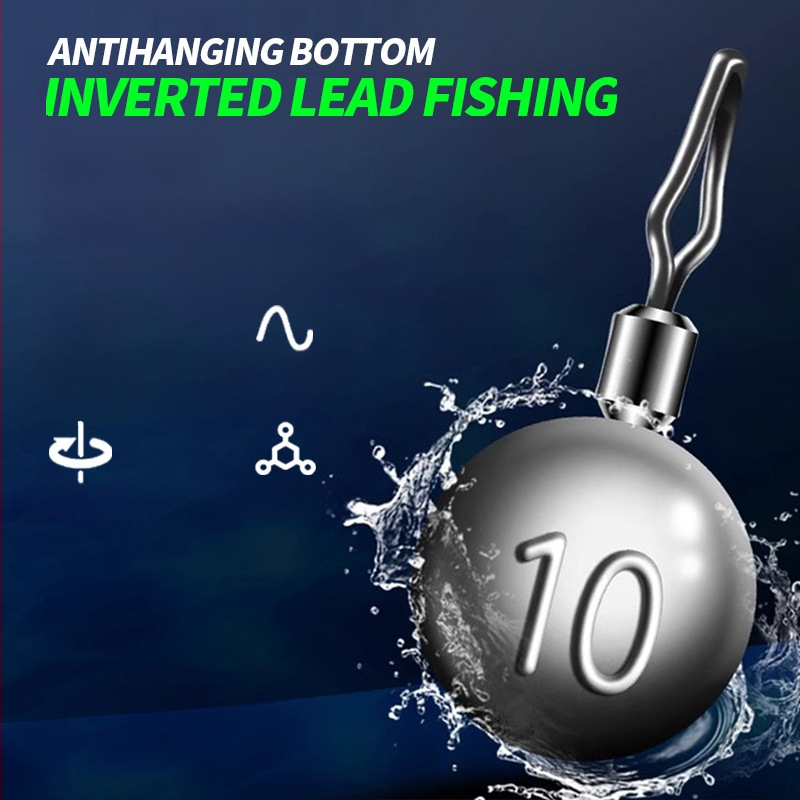 Nylonový rybársky rig s plávajúcou zostavou, invertovaným háčikom, bez olova