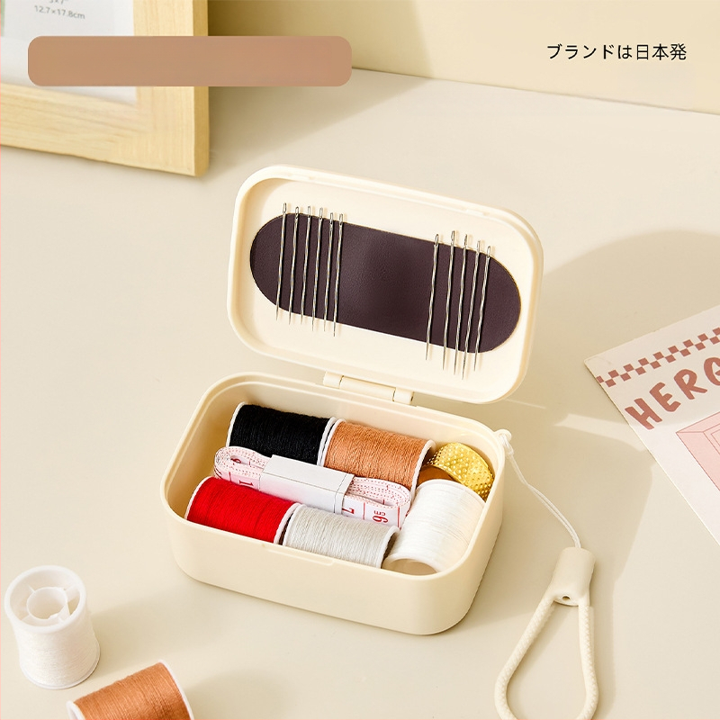 Magnetická škatuľka na ihly a niť – sada na domáce šitie, Suoxiang D2446, 140 kusov, 80 g, moderný štýl