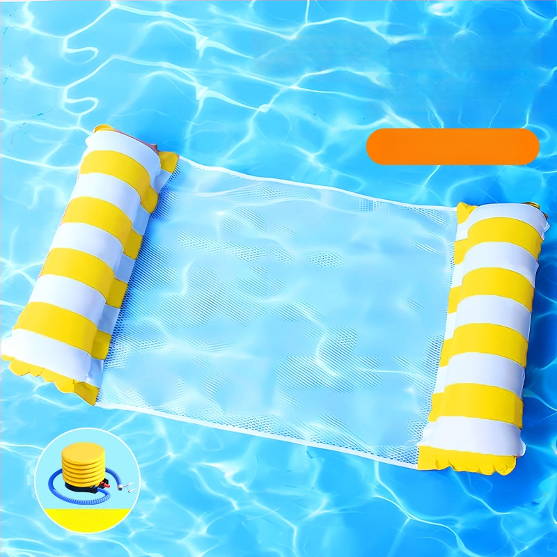 Nafukovacia plávajúca platňa do bazéna – Plastový materiál, Búna, Vodný valec, Podpora funkcie