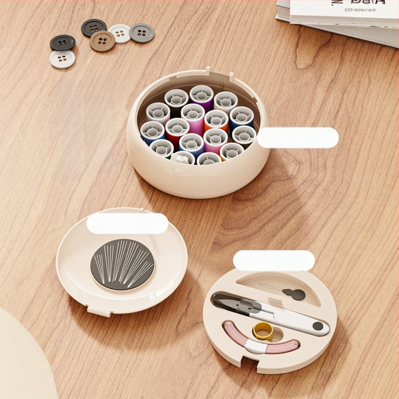 Šijací set Zowei, model H8333, magnetický, prenosný, Nový čínsky štýl