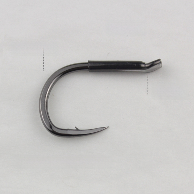 Horog z titánovej zliatiny – ostrý háčik pre Grass Carp a Sturgeon; Balenie 2000 kusov; Vhodné pre rezervoáre, jazierka, rieky a jazerá