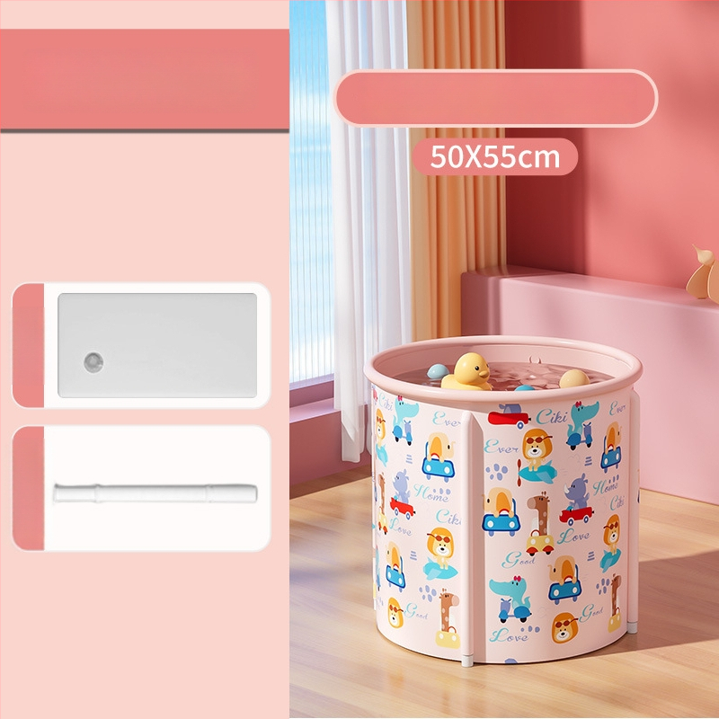 Mobiko Skladacie vedro na kúpanie, bez montáže, z plastu, univerzálne pre dospelých a deti, zosilnené prevedenie