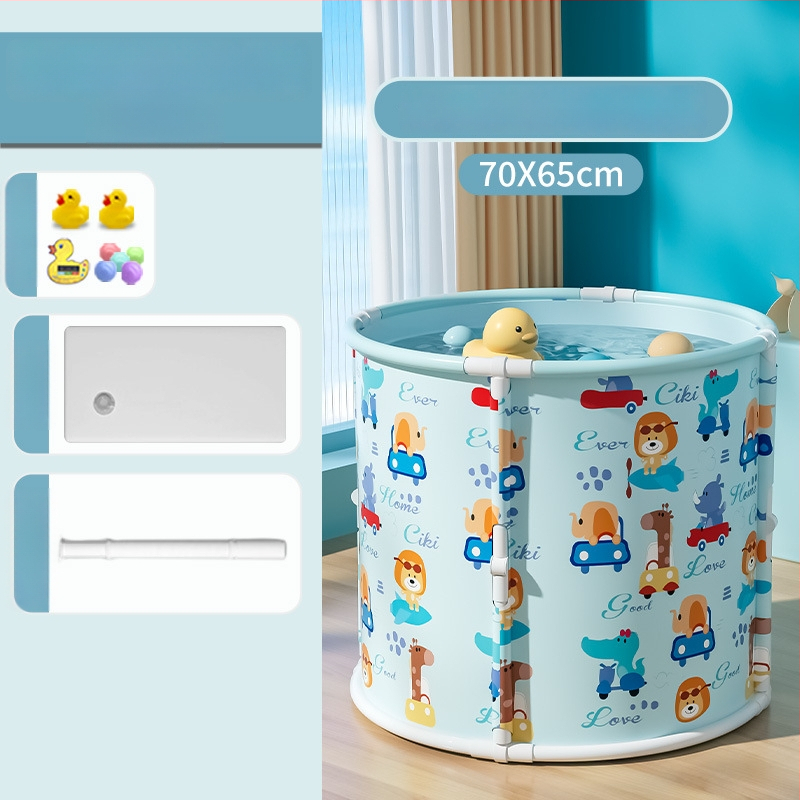 Mobiko Skladacie vedro na kúpanie, bez montáže, z plastu, univerzálne pre dospelých a deti, zosilnené prevedenie