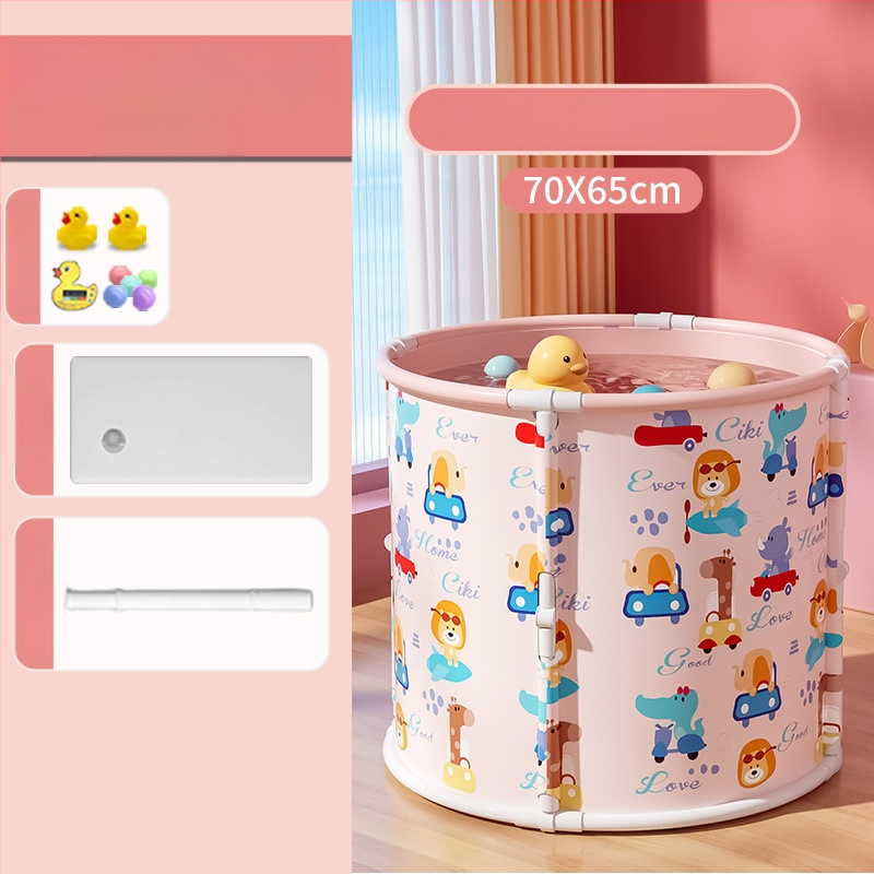 Mobiko Skladacie vedro na kúpanie, bez montáže, z plastu, univerzálne pre dospelých a deti, zosilnené prevedenie