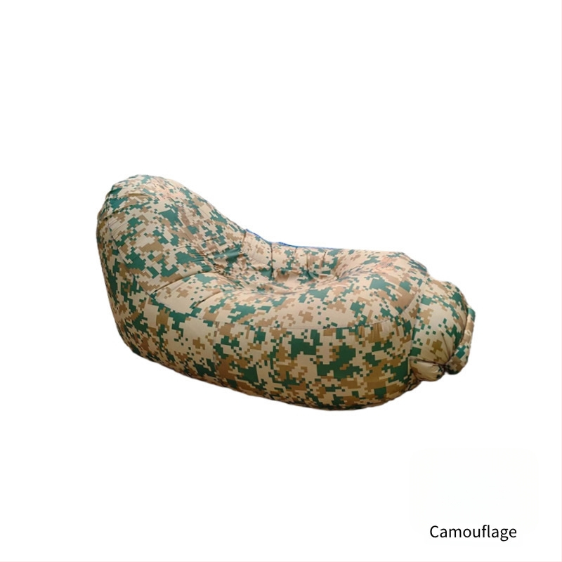 Jednoosobový nafukovací matrac na kempovanie, ľahký 0,7 kg, nosnosť 200 kg, materiál 210T proti pretrhnutiu a vode