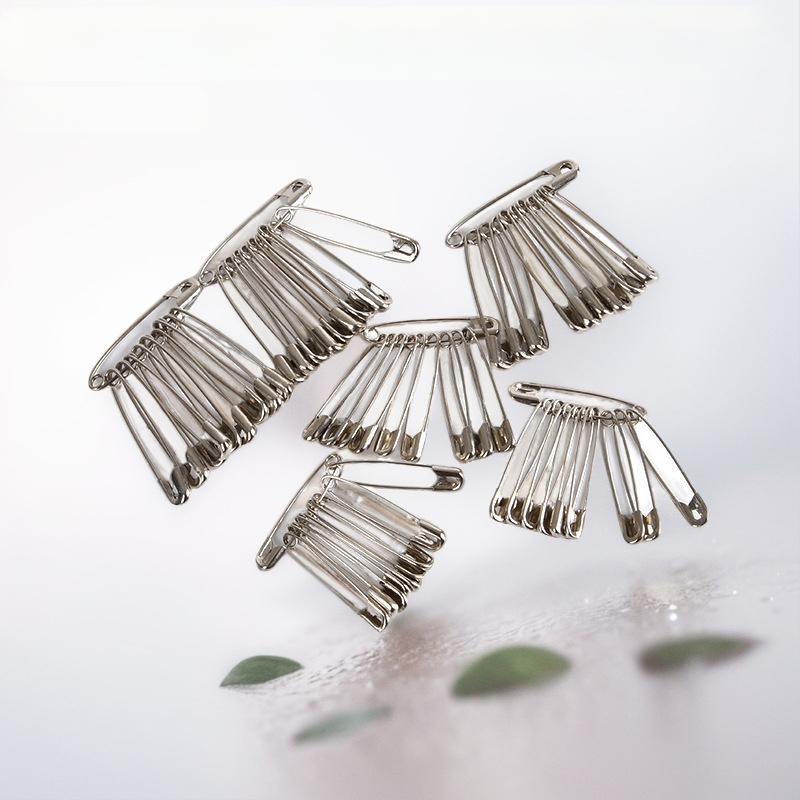 Jushun železný špendlík, galvanizovaný alebo niklovaný povrch, jednoduchý štýl