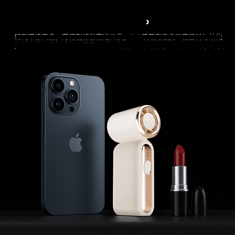 Käte USB ventilaator 6+ labadega, kõrge kiirusega mootor 20k rpm, sisseehitatud aku 2000–4000 mAh, 3 kiiruse seadistust, müratase alla 36 dB.