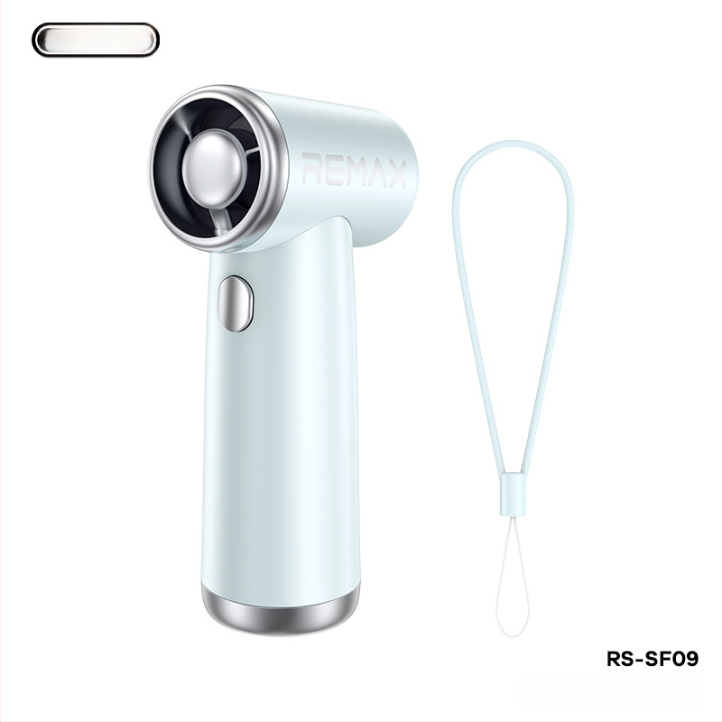 Ručný bezlopatový ventilátor s vstavanou batériou 2000–4000 mAh, BLDC motor, 3 rýchlosti, hmotnosť 105 g