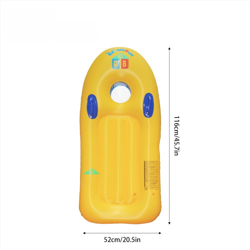 Pūšamā sērfa dēļa bērniem, PVC materiāls, pārnēsājams ūdens rotaļlieta
