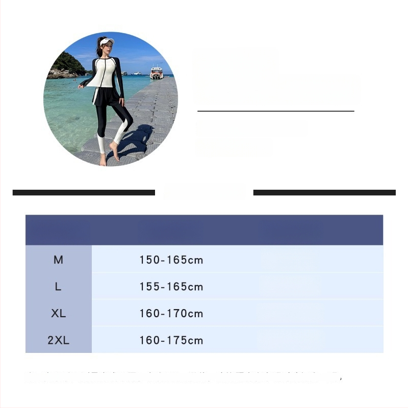 Dámsky set rash guard s dlhým rukávom a dlhými nohami pre surfovanie a potápanie; polyester 80%, 220 g/m²; podšívka 100% polyester; s vložkou na hrudník