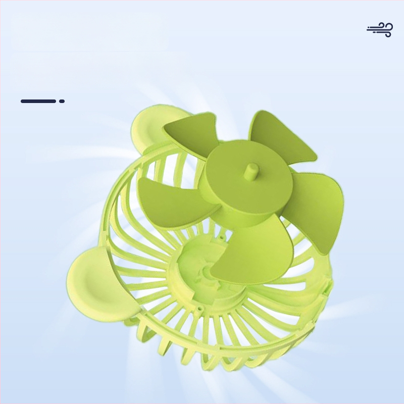 Käeshoitav USB ventilaator, 3 kiirustus, sisseehitatud aku 500–800 mAh, vaikne töö