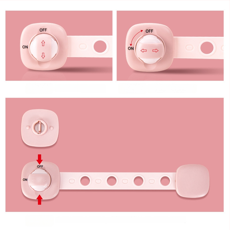 Ebedila ABS sahtlilukk – Laste turvalisuse lukk sahtlite jaoks, köök, magamistuba, kontor, teler ja külmik – moodne lihtne stiil