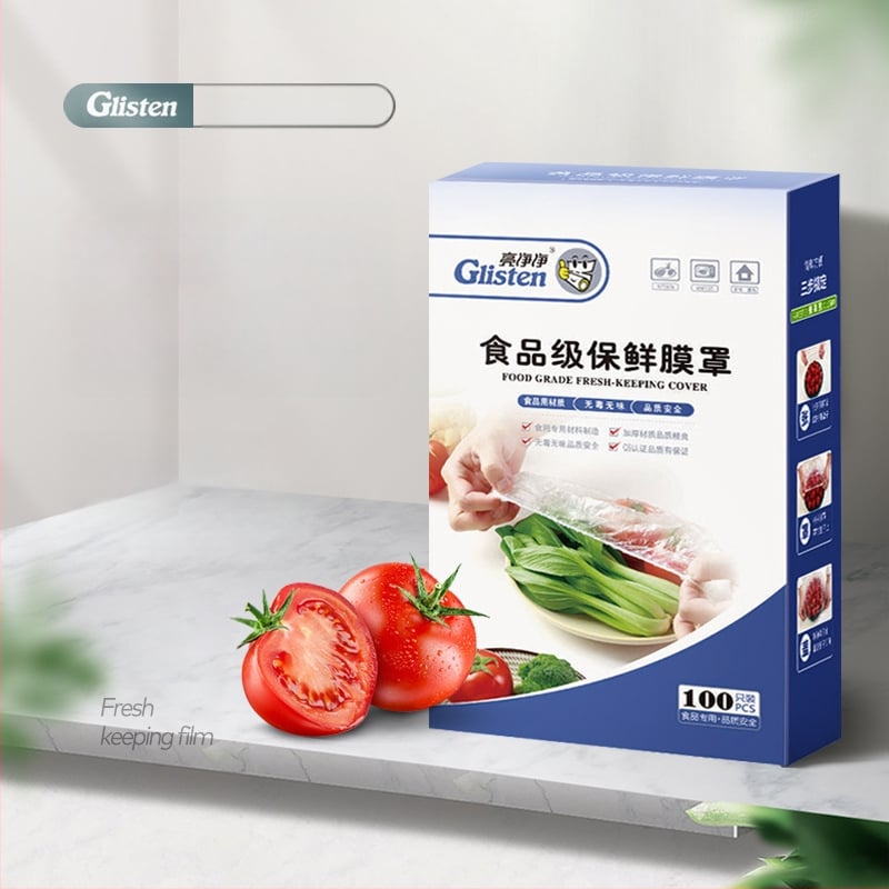 Vienkartinis plėvelės dangtelis šaldytuvui maisto laikymui – plastmasė, -60°C iki 140°C, 1 vnt, namų naudai