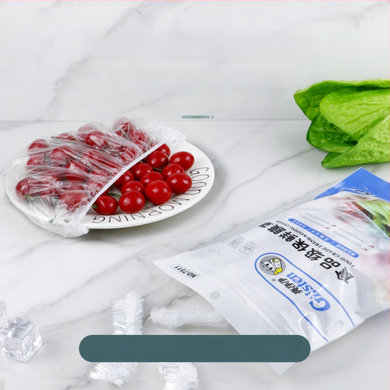 Vienkartinis plėvelės dangtelis šaldytuvui maisto laikymui – plastmasė, -60°C iki 140°C, 1 vnt, namų naudai