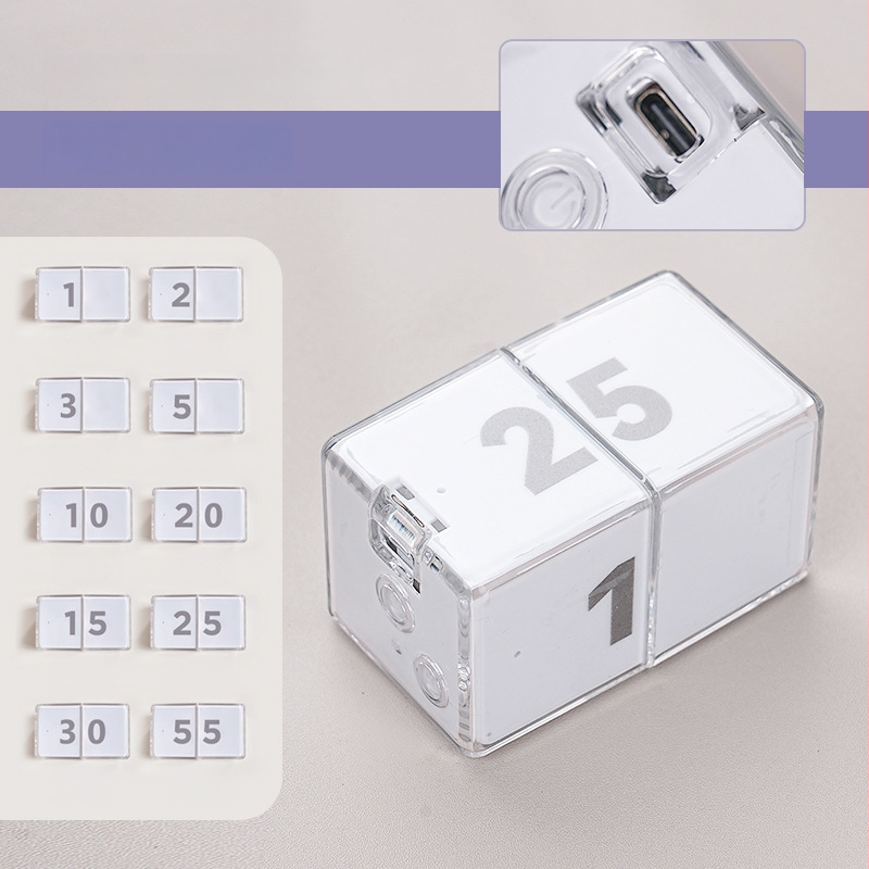 Exped Smart West Guard Cronometru cub cu senzor de gravitație — electronic, alimentat de baterie, carcasă din plastic, pentru studiu, birou, bucătărie