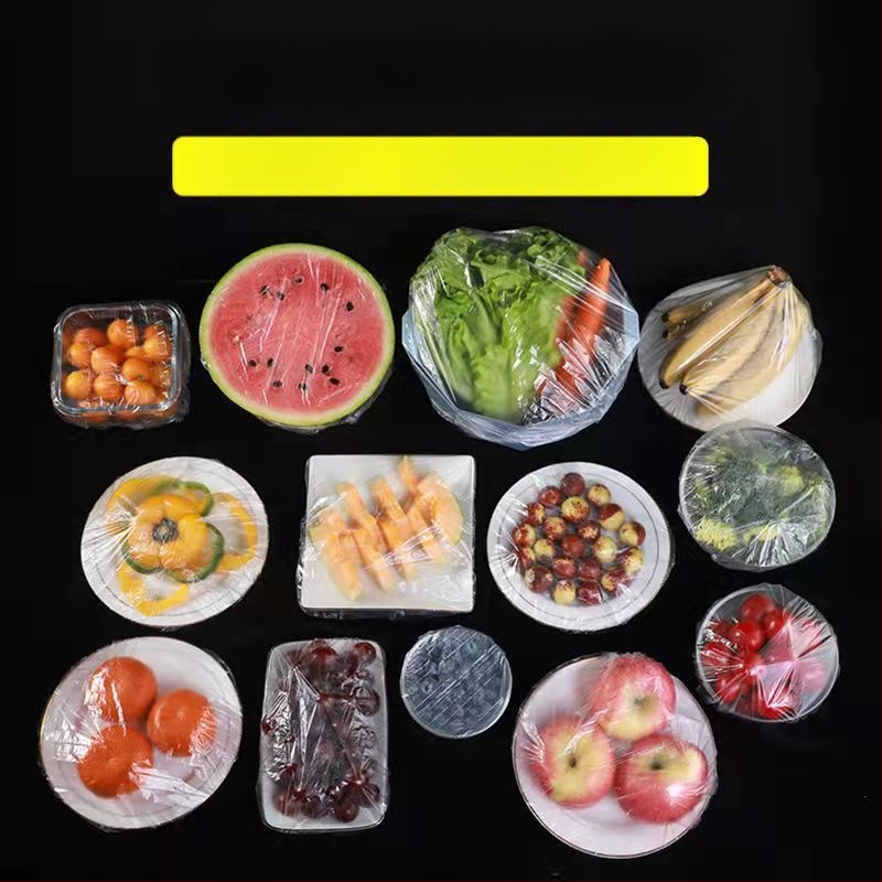 Jednokratni pokrov za očuvanje svježine, debeli plastični poklopac za hranu, kućna upotreba, set od 2 kom, zaštita od prašine, kutija 100 kom, volumen pakiranja 222