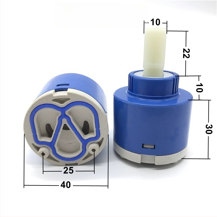 Jadrový ventil pre kuchynskú batériu – keramický disk, sprchová hlavica, horúca a studená voda, rýchle otvorenie, model 4496