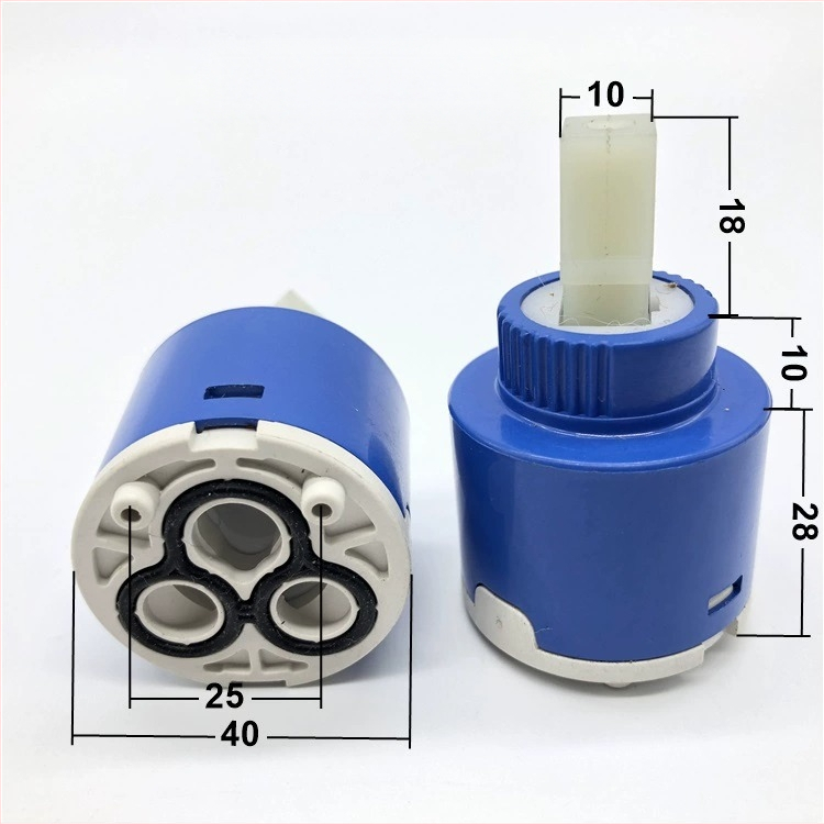 Jadrový ventil pre kuchynskú batériu – keramický disk, sprchová hlavica, horúca a studená voda, rýchle otvorenie, model 4496