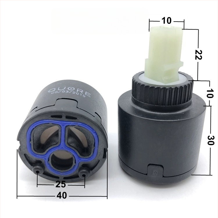 Jadrový ventil pre kuchynskú batériu – keramický disk, sprchová hlavica, horúca a studená voda, rýchle otvorenie, model 4496