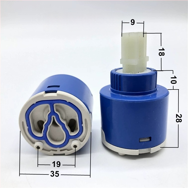 Jadrový ventil pre kuchynskú batériu – keramický disk, sprchová hlavica, horúca a studená voda, rýchle otvorenie, model 4496