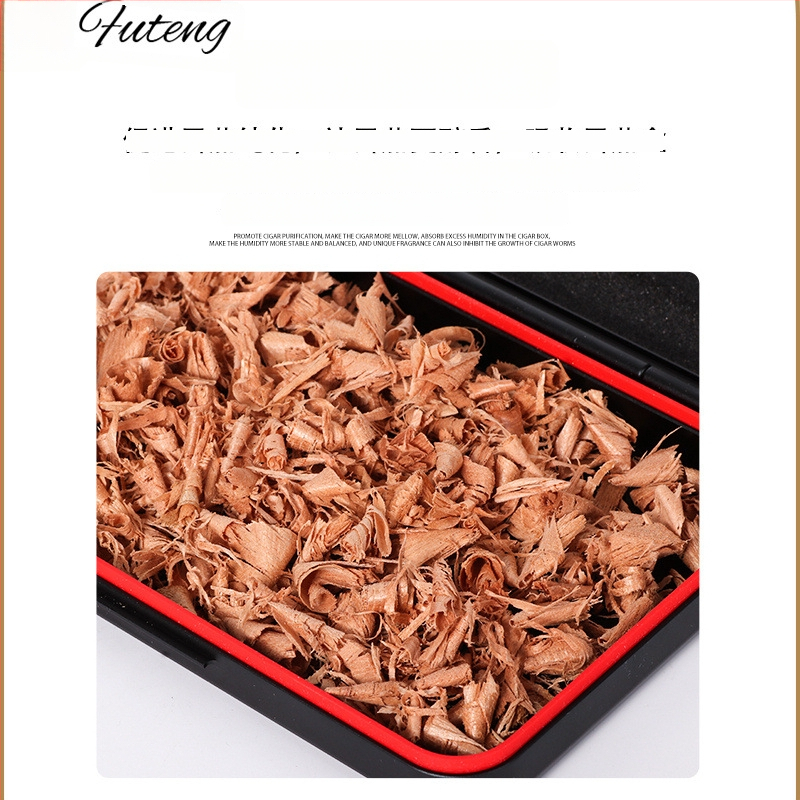 Cēdrska koka skaidas maisiņš cigāriem, mitruma saglabāšana, atkārtoti lietojams, Forten