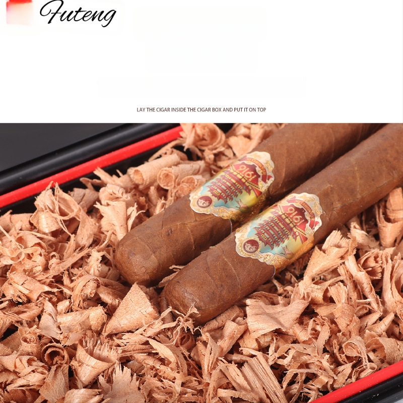 Cēdrska koka skaidas maisiņš cigāriem, mitruma saglabāšana, atkārtoti lietojams, Forten