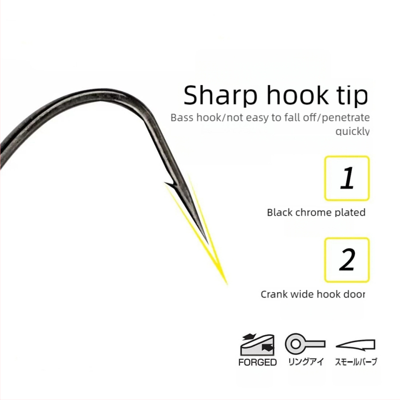 Nagawa Crank Hook barbiga merepüügi jaoks laevast