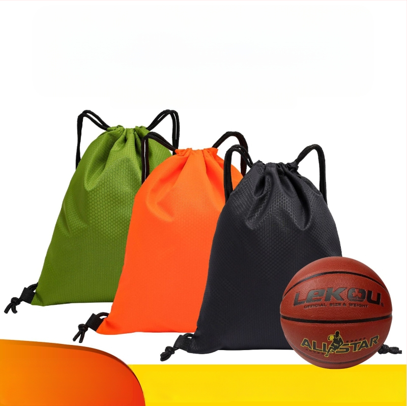 Oxford auduma sporta mugursoma, pielāgota futbola motīvam, karstuma pārneses un silkscreen apdruka