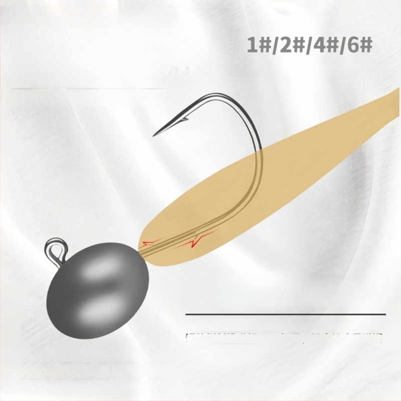 Naruto juuri püügikonks, varbaga, 1000-tükiline pakk, jõevälise kalapüügi jaoks