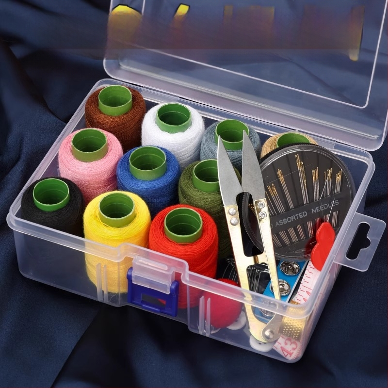 Qiwang Õmbluskarp - Kaasaskantav majapidamises õmblemiseks kodus ja koolimajutuses, kõrge kvaliteediga hoiustamine