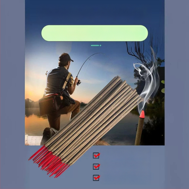 Fire Bat komāru atbaidīšanas smaržu nūjiņas ar Wormwood, ārējai lietošanai, stingra sakņu bāze, nedaudz toksiskas