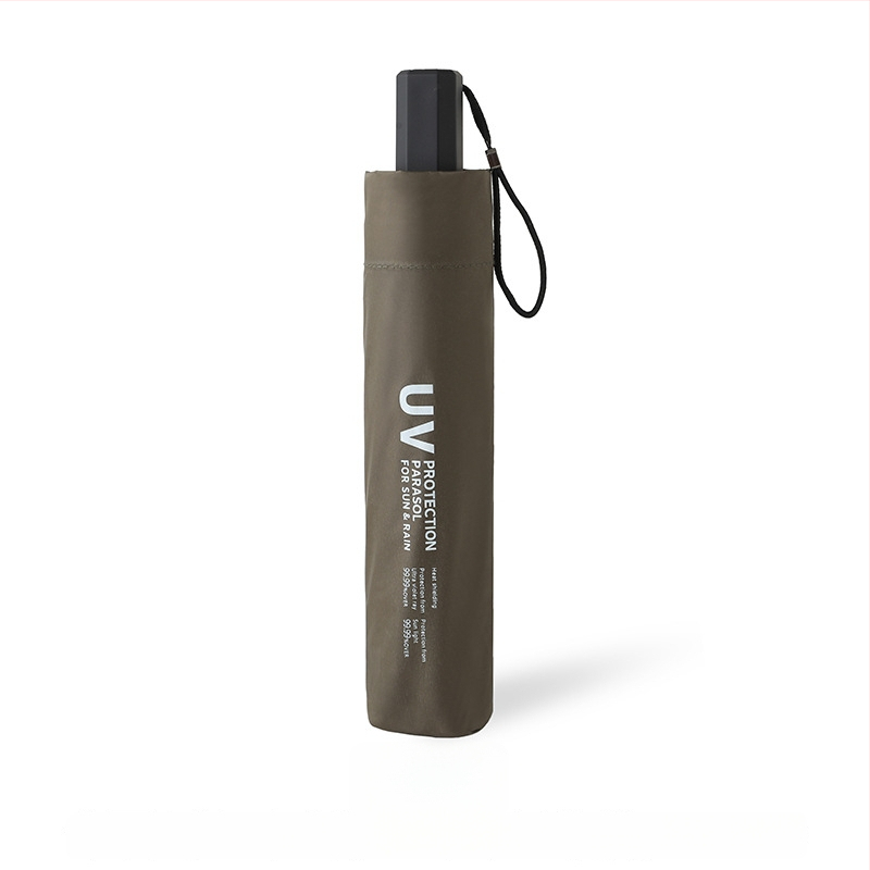 Süsinikkiust pliiatsikujuline päikesesirm, 6 ribad, kiudvardid, sulamivarre, UPF > 50