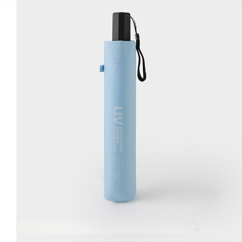 Süsinikkiust pliiatsikujuline päikesesirm, 6 ribad, kiudvardid, sulamivarre, UPF > 50