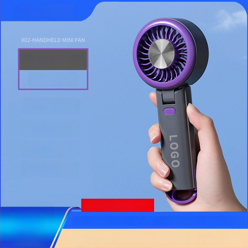 Kokkupandav kaasaskantav ventilaator, USB-laadimisega, 5-lapaga, brushless mootor, 1200-2000mAh aku, 3 kiirust, väga vaikselt