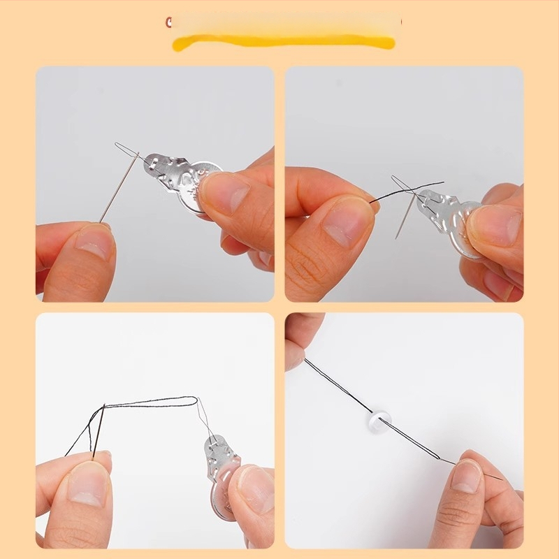 Õmbluskomplekt - Südamekujuline mini reisikast, kaasaskantav ja praktilised õmblustööriistad, 500 tk, 0,02 kg, Uus Hiina stiil