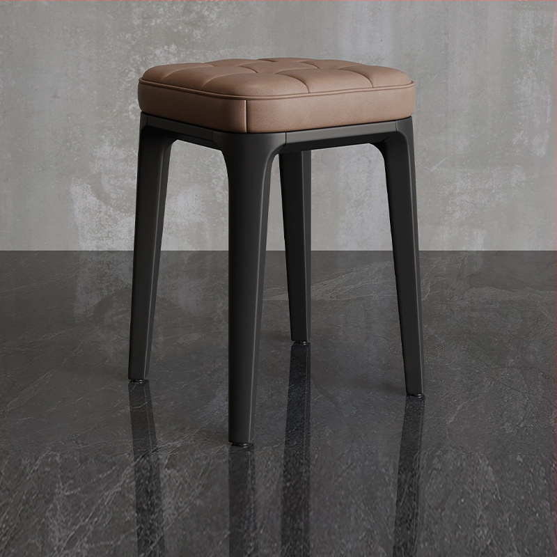 Doyimi Home 2600RBCD plastmasinis suolas – sulankstomas, storintas, su minkšta apdaila, šiuolaikiškas paprastas dizainas