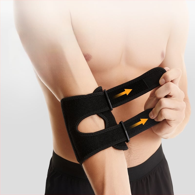 Shiwei Nailoniniai alkūnės įtvarai suaugusiems, tinkami badmintonui