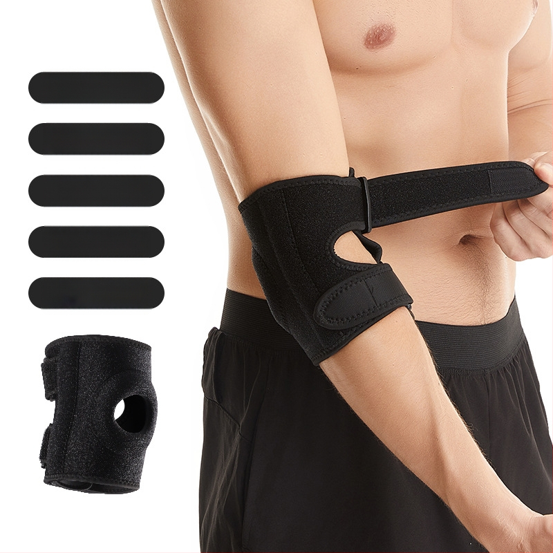 Shiwei Nailoniniai alkūnės įtvarai suaugusiems, tinkami badmintonui