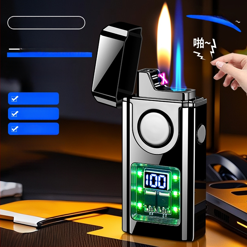 Cofly HY9038 Metallist gaas-elektriline kaare süütaja, tuulekindel, dekoratiivne ja kollektsionääride kingitus