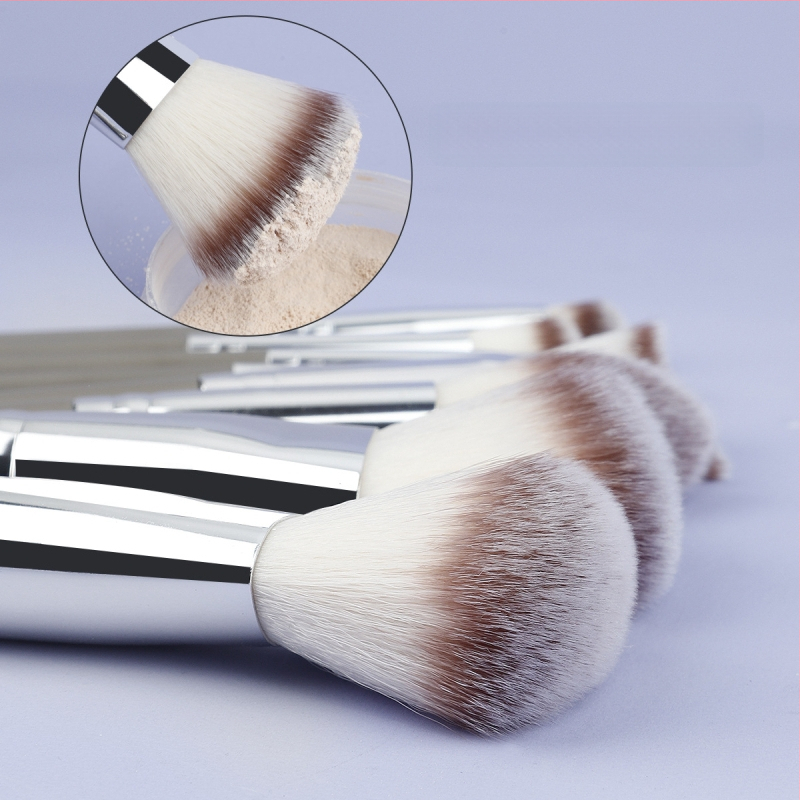 Meigiharjade komplekt – 23 tk, silmavarju harjad, sünteetilised karvad, plastist käepidemed, pikk käepide