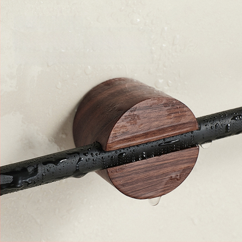 Be gręžimo sienos dvira laikiklis, 304 nerūdijančio plieno, vienos lazdelės, apkrova 3 kg, anti-slydimo, antibakterinis, atsparus pelėsiui